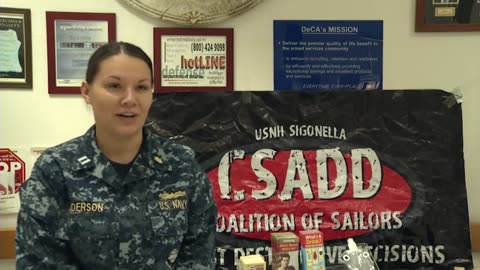 Sailors Promote That Guy Campaign