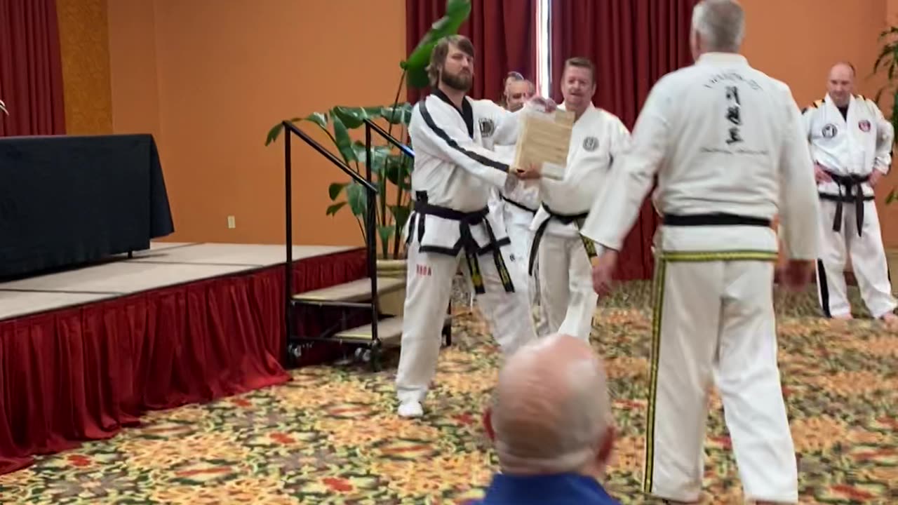 Master Jack DeSousa Board Breaking during testing