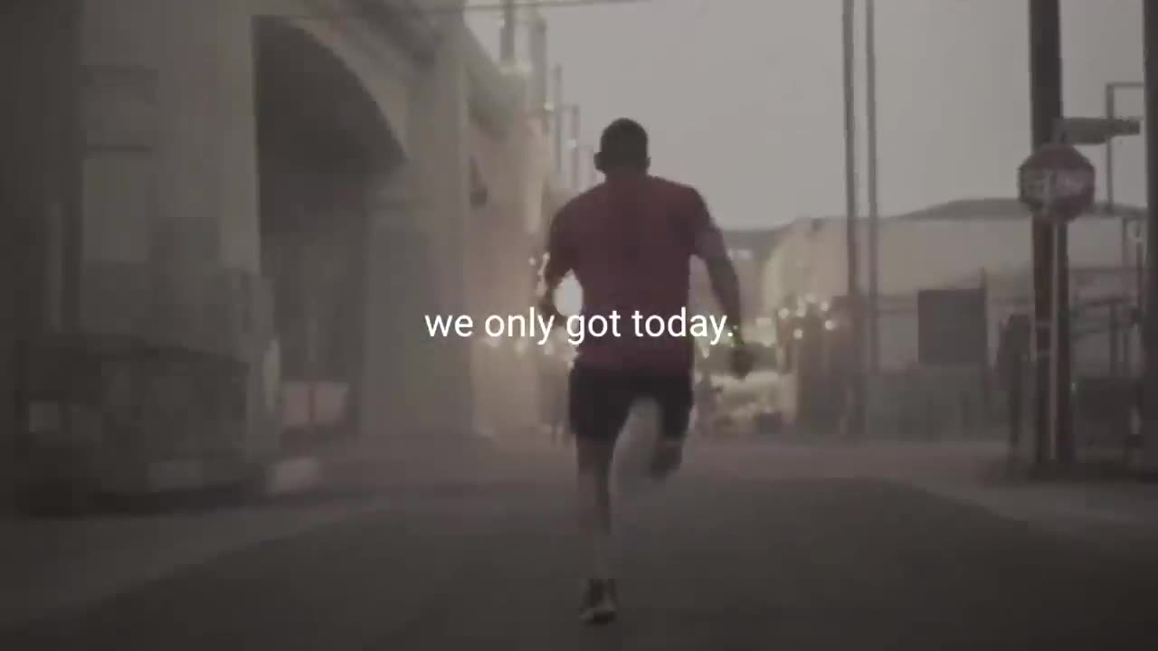 Sober up, wipe your tears and begin the race. No excuses