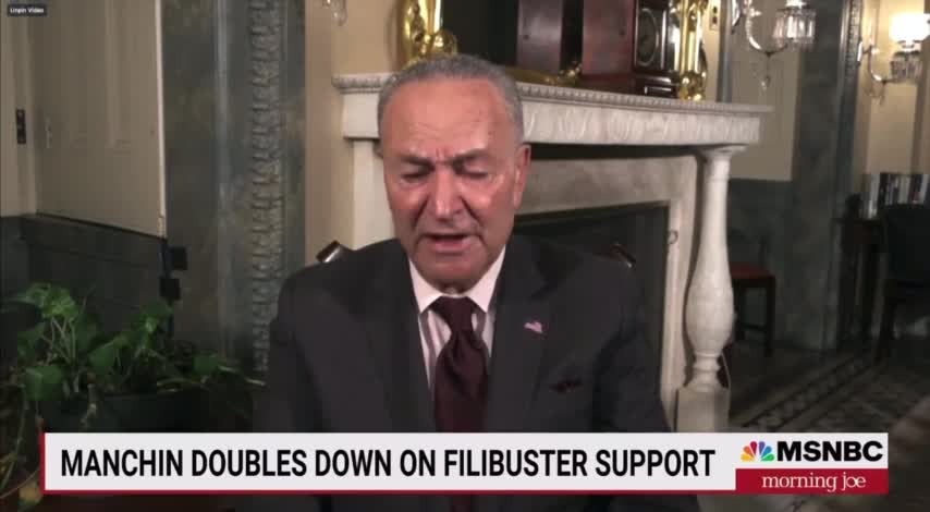 Schumer Admits Democrats Are Terrified of Losing Midterms January 13th 2022