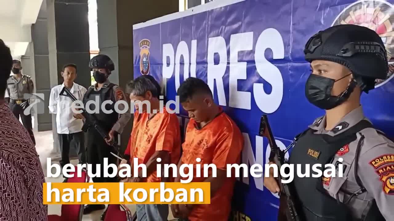 Tiga pelaku pembunuhan ibu dan anak di Riau berhasil diringkus