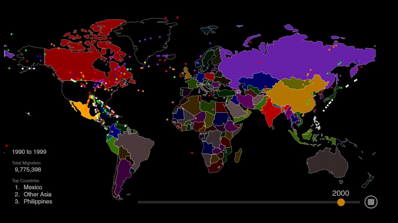 Here is Everyone Who Has Emigrated to the United States Since 1820