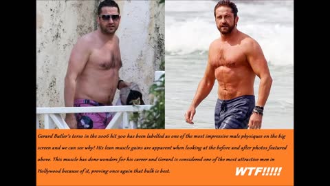 10 IMPRESSIVE MALE CELEBRITY BODY TRANSFORMATIONS