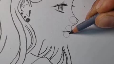 How to difence angle face drawing