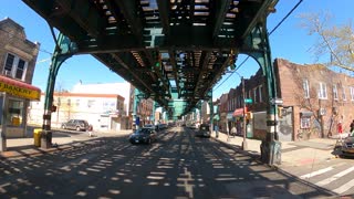 Driving Around Thru 04-30-2022 Front 4K NYC New York Jamaica Ave from beginning to end (4)