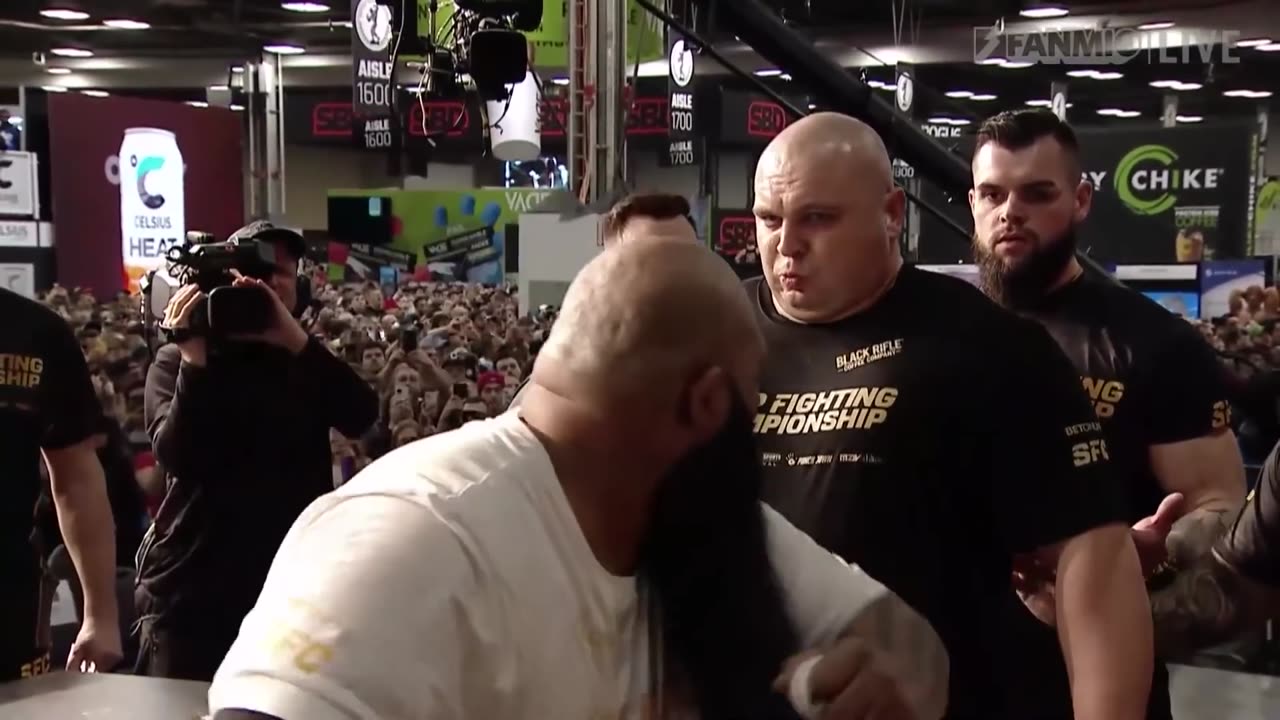 The hardest slap from slap fighting championship