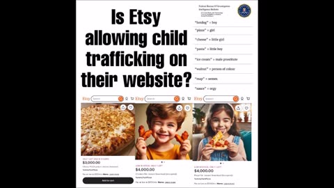 Is Etsy selling children?