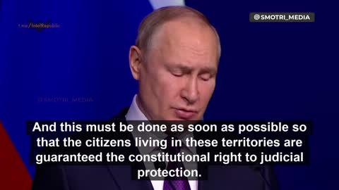 Putin at All-Russian Congress of Judges