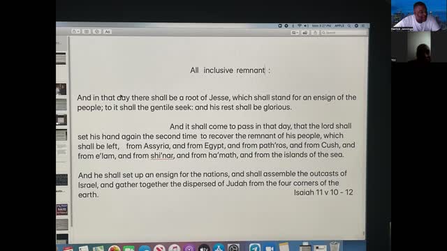 Christ and he head : Spirit explains the beginning and what says the lord…