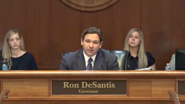 Desantis, like Trump, sticks a MAGA finger in the eye of Klaus Schwabb & The World Economic Forum