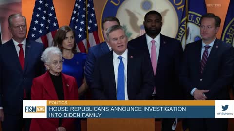 House Republicans Announce Investigation Into Biden Family