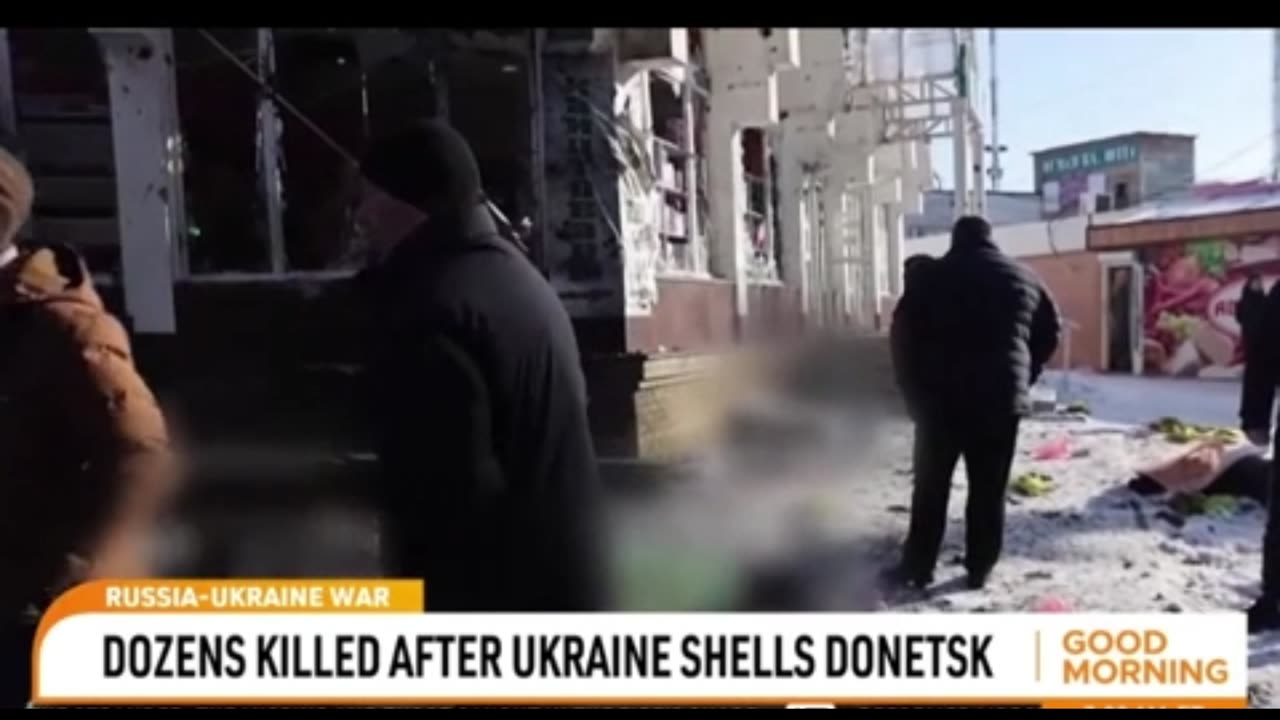 Ukraine shells Donetsk Jan 22, 2024