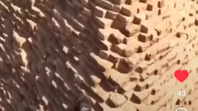 Writing On Top Of The Great Giza Pyramid