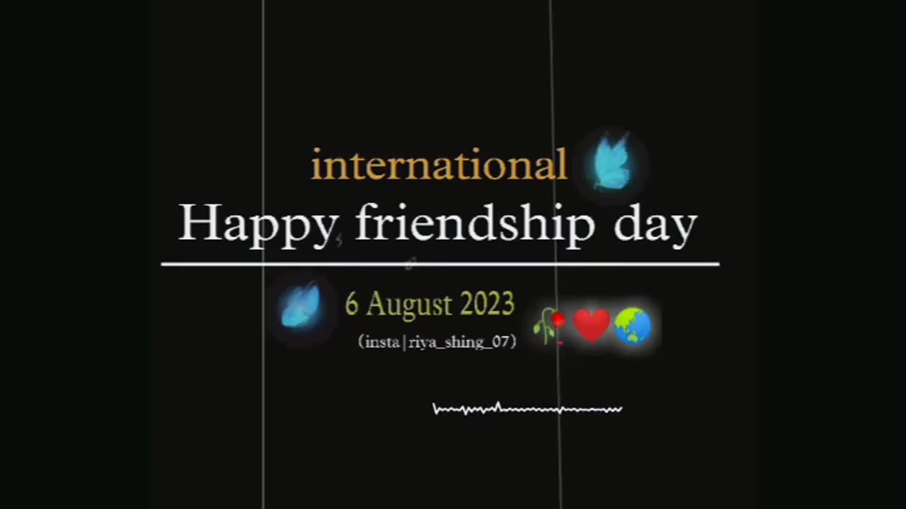 Happy friendship day