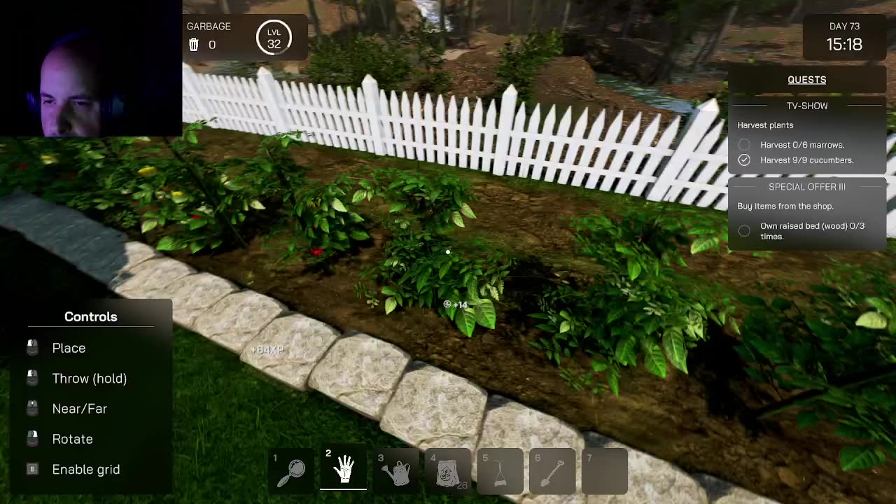 lets go into the garden- Garden Simulator game play.