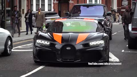 Qatar Royal Family member driving his $5 Million Bugatti Chiron Super Sport in Central London!