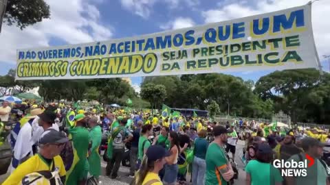 Supporters of Brazil’s Bolsonaro call on military after election loss, Lula backers celebrate win