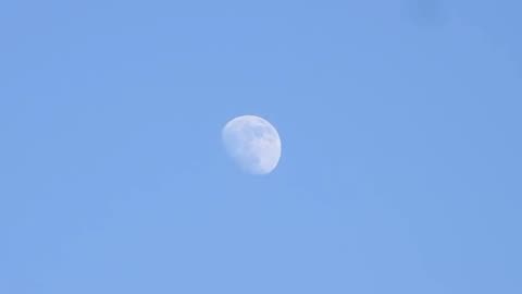Moon lit from above while the Sun is below the Moon