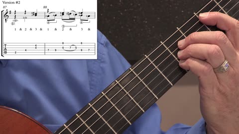 Technique Left-Hand, Part II (slow section). Video 47: m87-88, Version #2