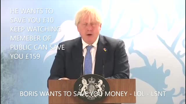 BORIS CAN SAVE YOU £10 BUT A TRUTHER CAN SAVE YOU £159?