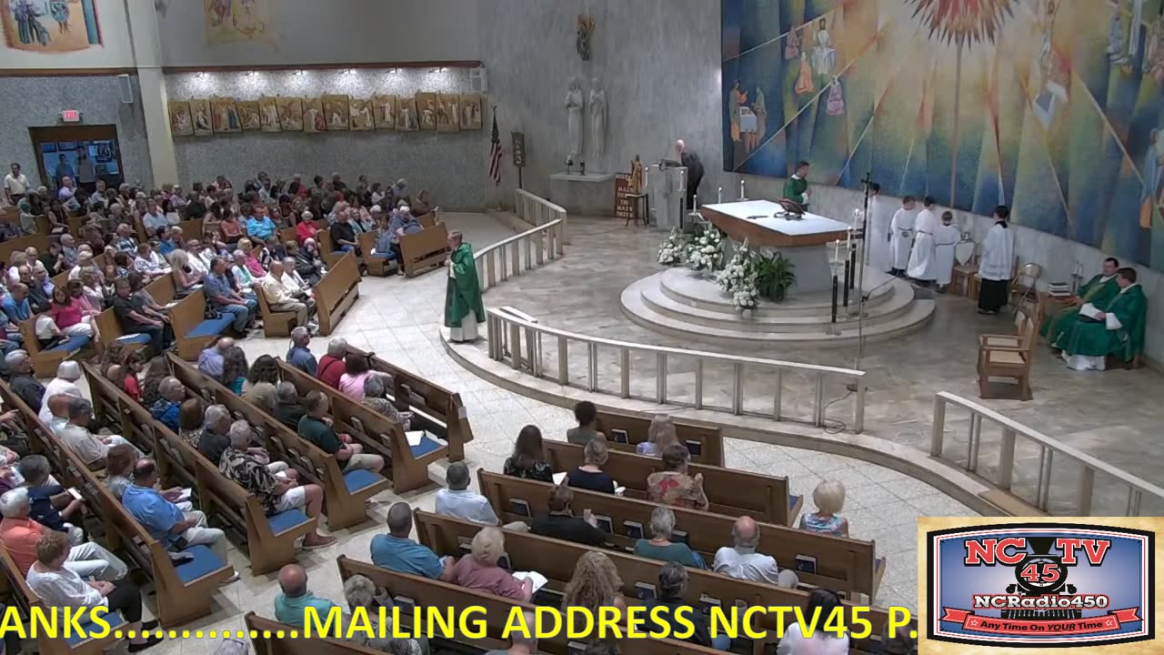 NCTV45 CATHOLIC MASS FROM HOLY SPIRIT PARISH (ST VITUS SITE) 9 AM SUNDAY JULY 7 2024