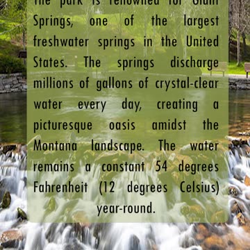 Giant Springs State Park: Montana's Timeless Beauty