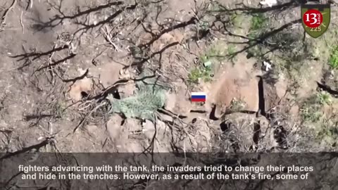 Attack of the 225th brigade with tanks and infantry - Russians flee as Ukrainian fighters chase them