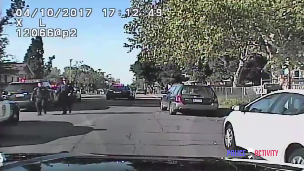 Sacramento Police Dashcam Video Of Violent Jaywalking Arrest