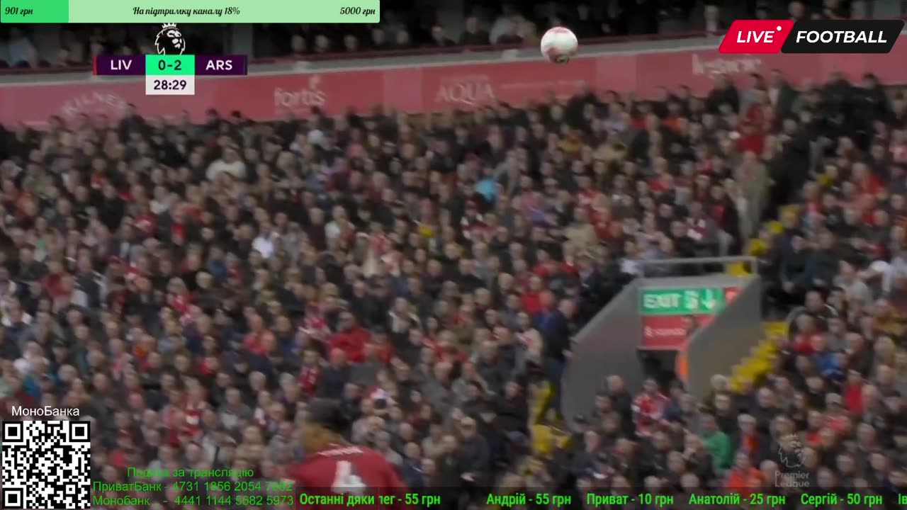 Liverpool 0-2 Arsenal Jesus 28'⚽️