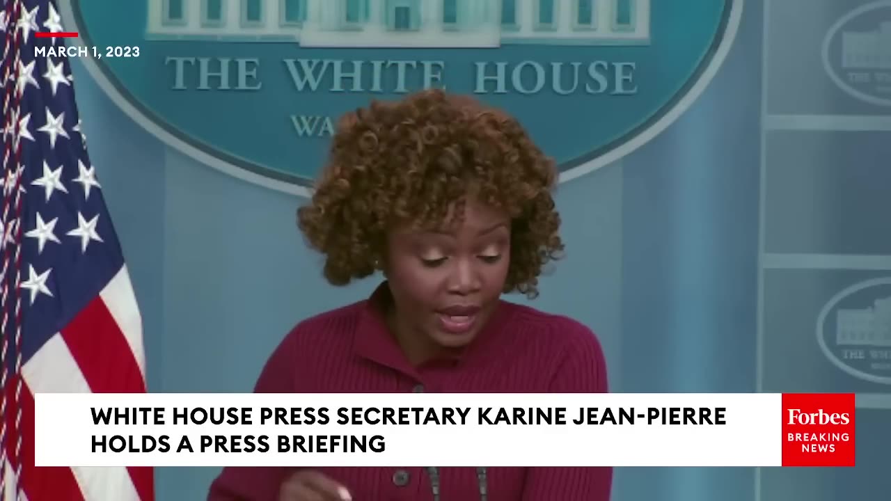 Karine Jean-Pierre Asked Point Blank- Will Biden Ban TikTok On All Devices Across The US-