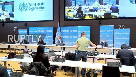 Dr. Tedros, Jefe de la OMS en conferencia de prensa tiene un lapsus linguae