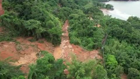 Crews work to clear Sao Paulo state highways after deadly landslides