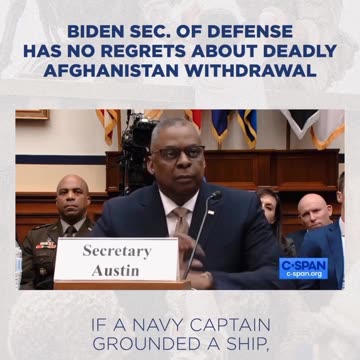 Lloyd Austin has no regrets about the murders of 13 military service members.