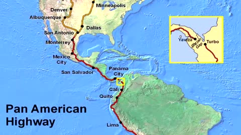 The Pan-American highway: the world's longest road