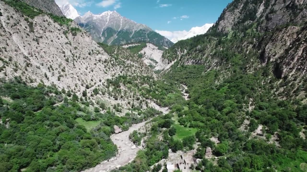 Drone footage shots North Pakistan