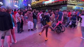 Fremont Street Las Vegas Fight - Music - Dance and Anger