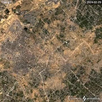 How Gaza is being deleted (those are buildings) - check timeframe