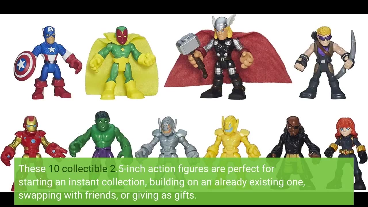 Customer Feedback: Playskool Heroes Marvel Super Hero Adventures Ultimate Set, 10 Collectible 2...