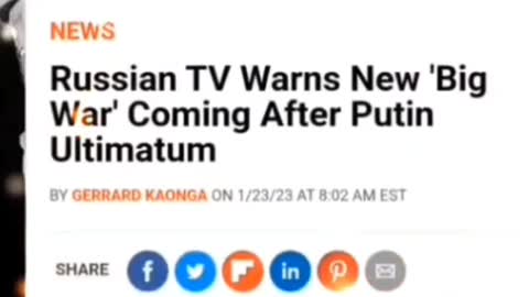 So now Russia is giving us a warning huh