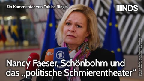 Nancy Faeser, Schönbohm und das „politische Schmierentheater“ | Tobias Riegel | NDS