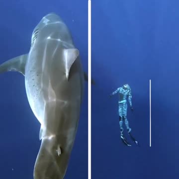 Biggest Great White Shark ever recorded 😱