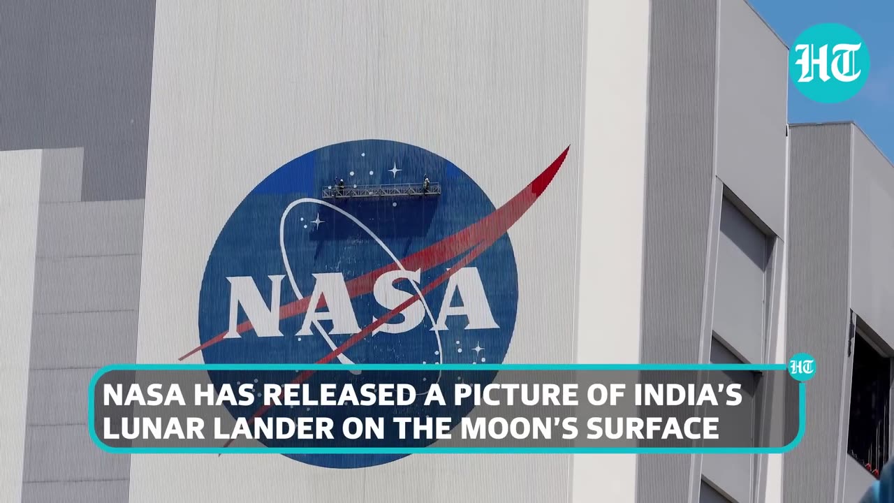 Nasa released photos of chandran 3 landed on moon