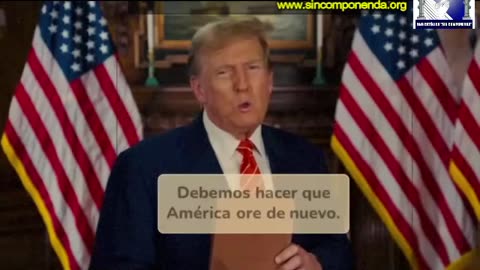DONALD TRUMP VA CON FIRMEZA CRISTIANA