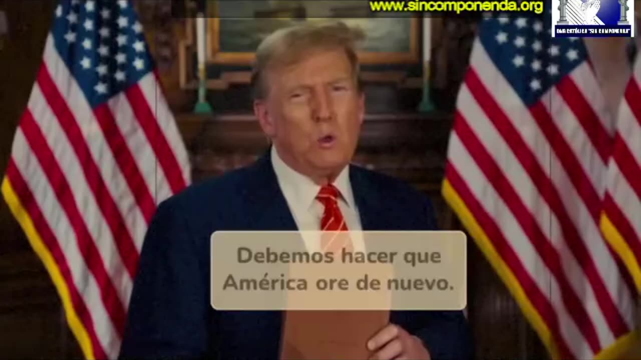 DONALD TRUMP VA CON FIRMEZA CRISTIANA