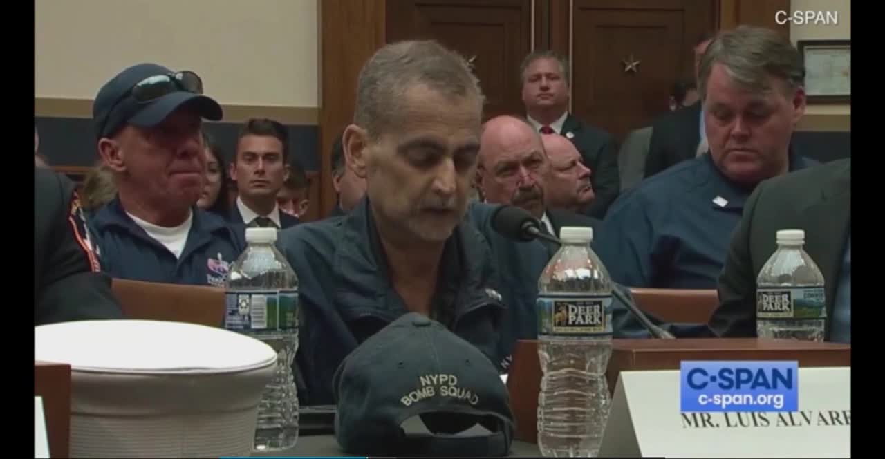 9/11 First responder Luis Alvarez gives emotional testimony (2019)