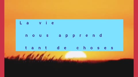 Les leçons de la vie