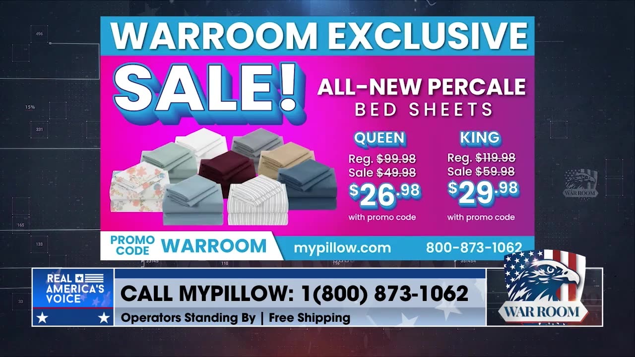 Go To Mypillow.com/warroom And Check Out The WarRoom Exclusive Sale