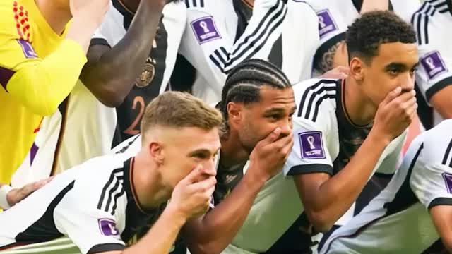 Why Did Germany Side Cover Their Mouths During Team Photo?