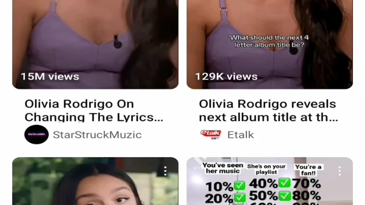 Why do you love Olivia Rodrigo?