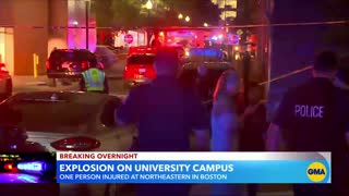 1 injured after package detonates at Northeastern University l GMA